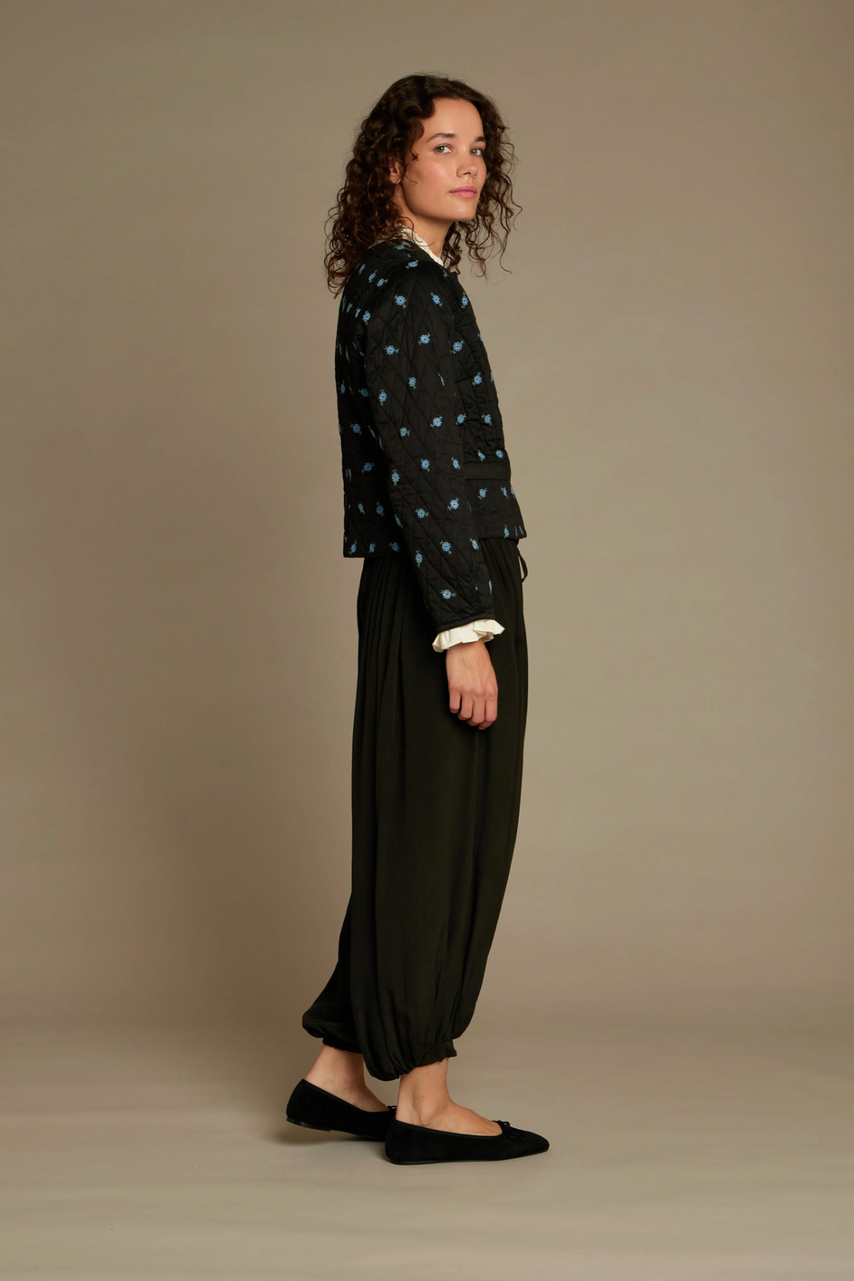 Daydress Mermaid Black Silk Trouser