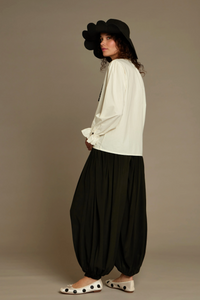 Daydress Flower Black Twill Hat