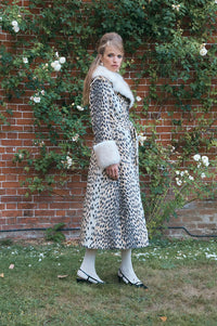Queens of Archive Pricilla Leopard Print Coat