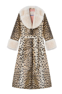 Queens of Archive Pricilla Leopard Print Coat