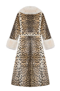 Queens of Archive Pricilla Leopard Print Coat