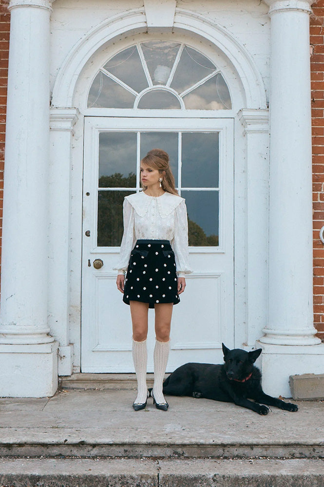 Queens of Archive Pippa Cream Blouse