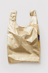 Baggu Baby Gold Metallic Reusable Bag - The Mercantile London