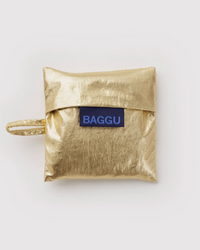 Baggu Baby Gold Metallic Reusable Bag - The Mercantile London