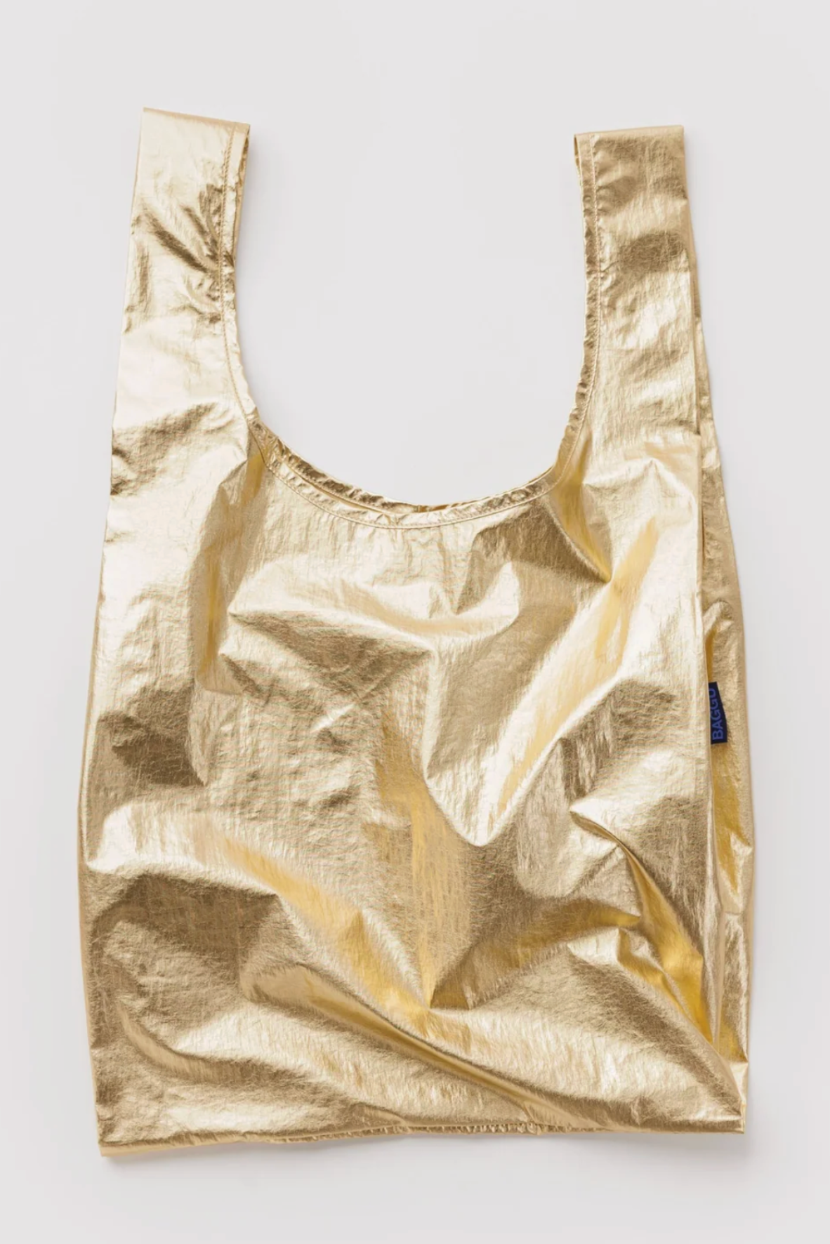 Baggu Gold Metallic Standard Reusable Bag - The Mercantile London