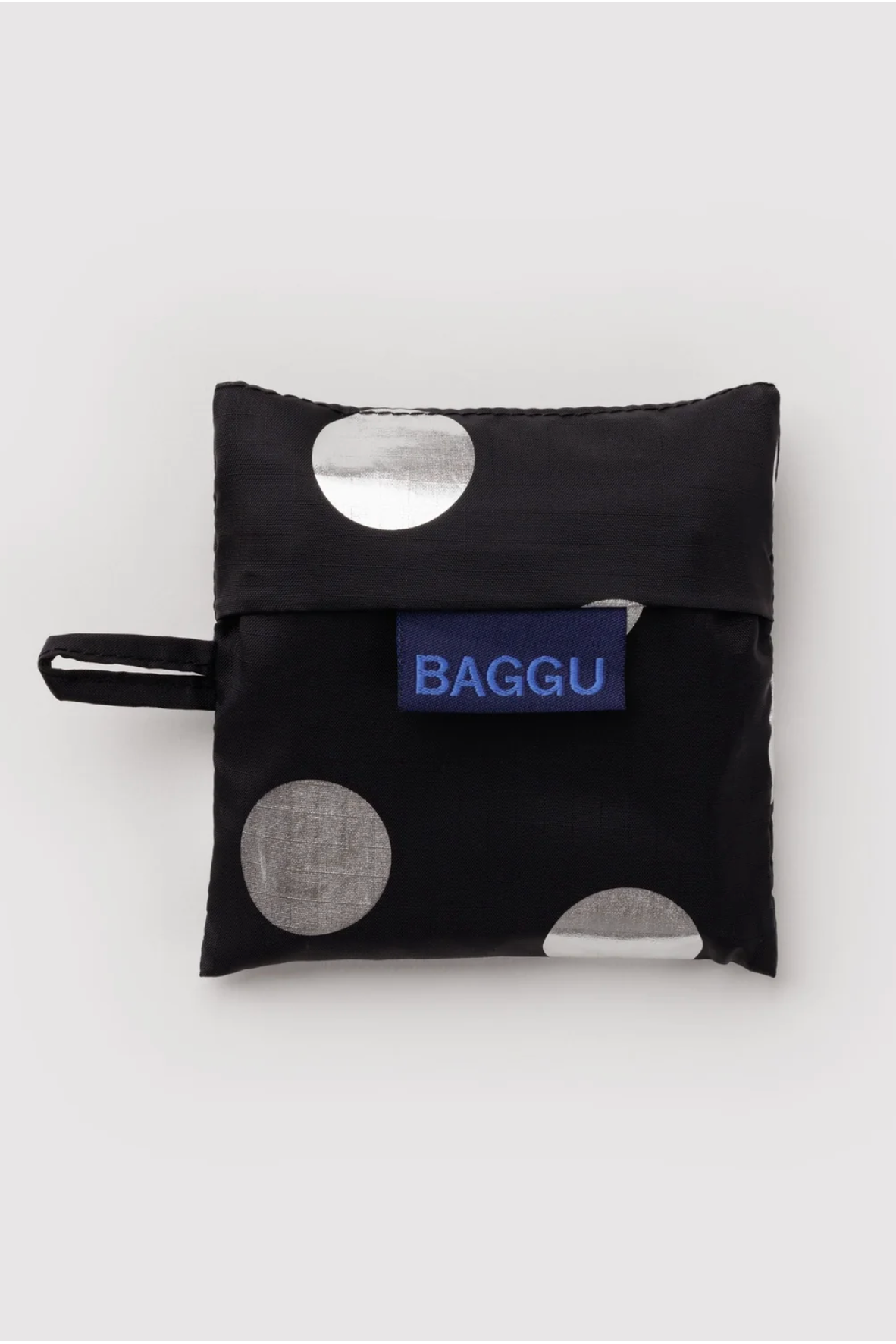 Baggu Baby Silver Metallic Polka Dot Reusable Bag - The Mercantile London