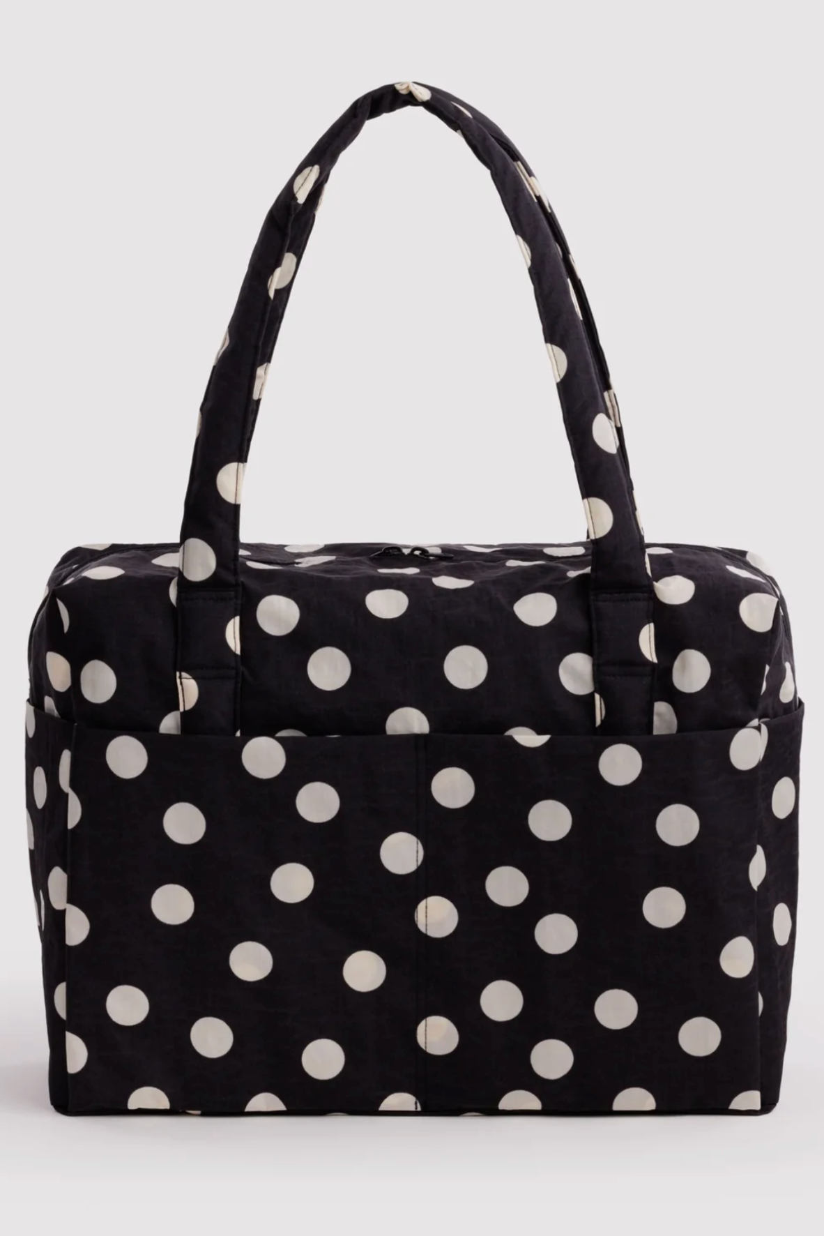 Baggu Black & Cream Polka Dot Cloud Carry On Bag - The Mercantile London