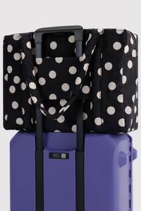 Baggu Black & Cream Polka Dot Cloud Carry On Bag - The Mercantile London