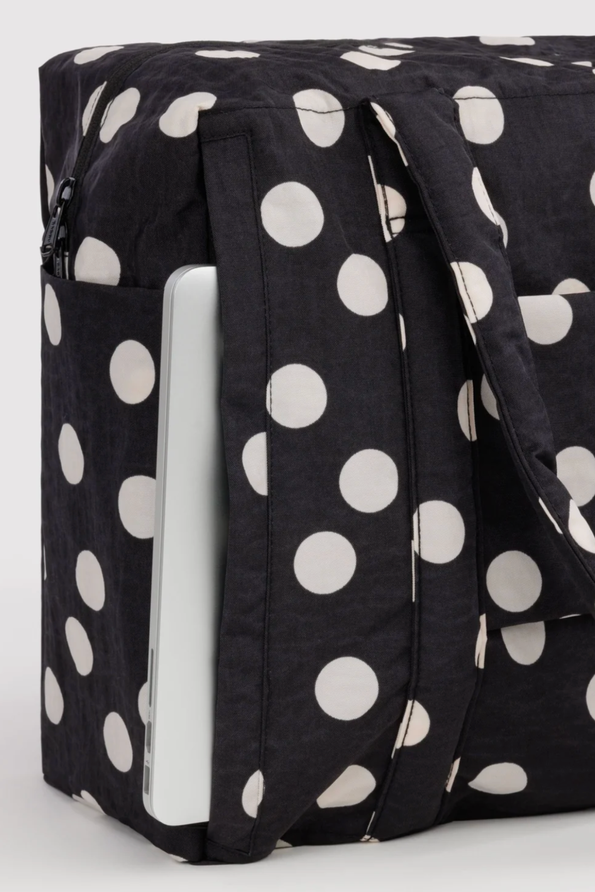 Baggu Black & Cream Polka Dot Cloud Carry On Bag - The Mercantile London