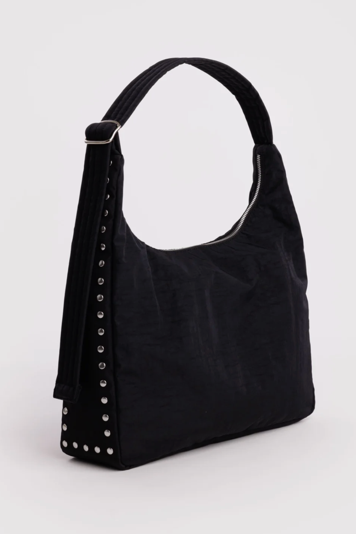 Baggu Black Studded Nylon Shoulder Bag - The Mercantile London