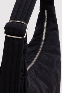 Baggu Black Studded Nylon Shoulder Bag - The Mercantile London