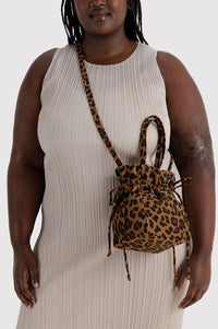 Baggu Leopard Drawstring Bag - The Mercantile London