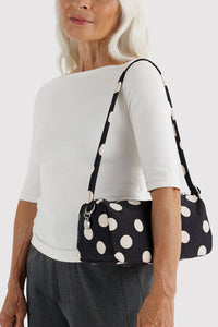 Baggu Black & Cream Polka Dot Loaf Bag - The Mercantile London