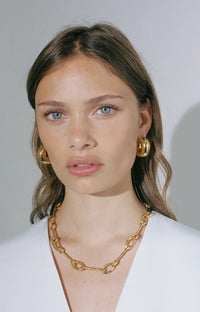 Shyla Palma Earrings in Gold - The Mercantile London