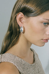 Shyla Silver Palma Earrings - The Mercantile London