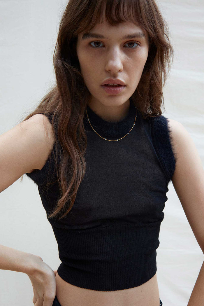 Shyla Venus Slim Pearl Necklace - The Mercantile London