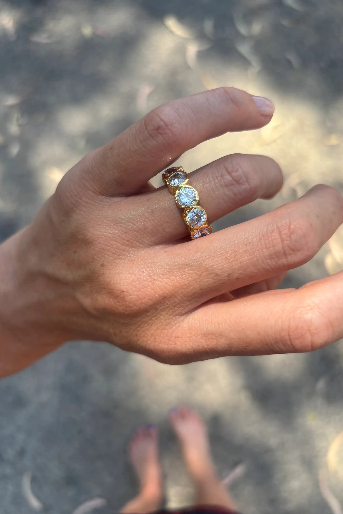 Shyla Xandre Clear Ring - The Mercantile London