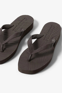 Sleepers Tapered Brown Platform Flip Flops