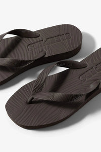 Sleepers Tapered Brown Platform Flip Flops