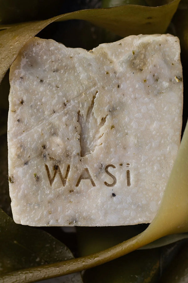 Wasi Handmade Seaweed Soap With Cedarwood & Lemongrass - The Mercantile London