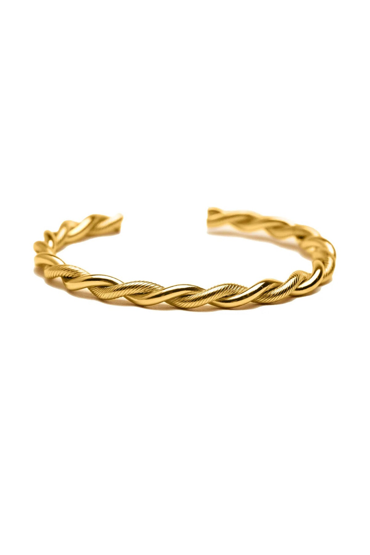 Nordic Muse Twist Cuff Bangle - The Mercantile London