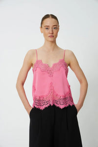 Stella Nova Amazing Pink Underlayer Lace Top