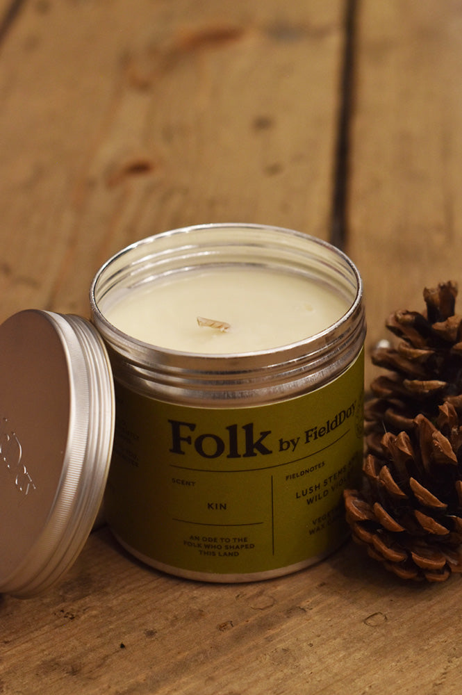 FieldDay Kin Folk Tin Candle - The Mercantile London
