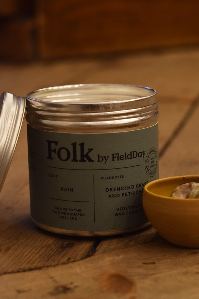 FieldDay Rain Folk Tin Candle - The Mercantile London