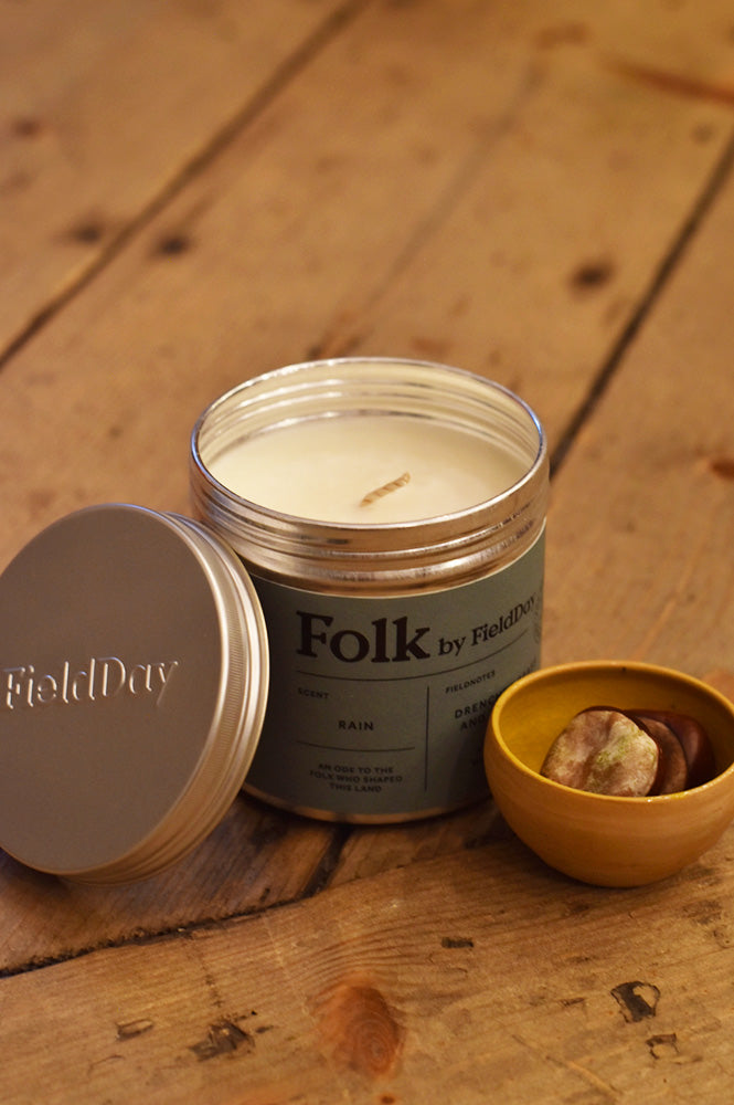 FieldDay Rain Folk Tin Candle - The Mercantile London