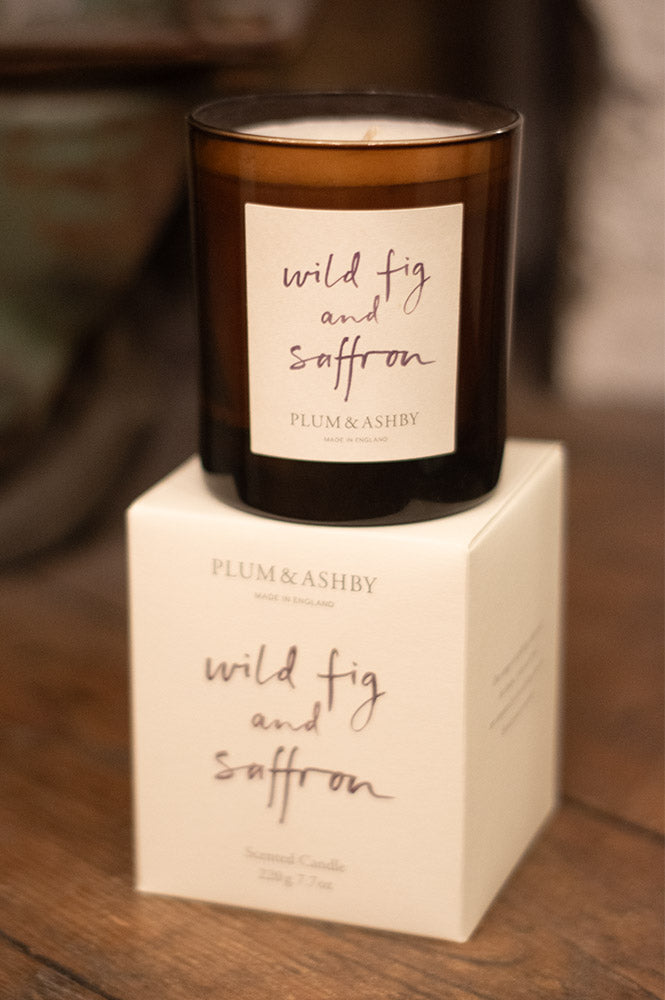 Plum & Ashby Wild Fig & Saffron Candle - The Mercantile London
