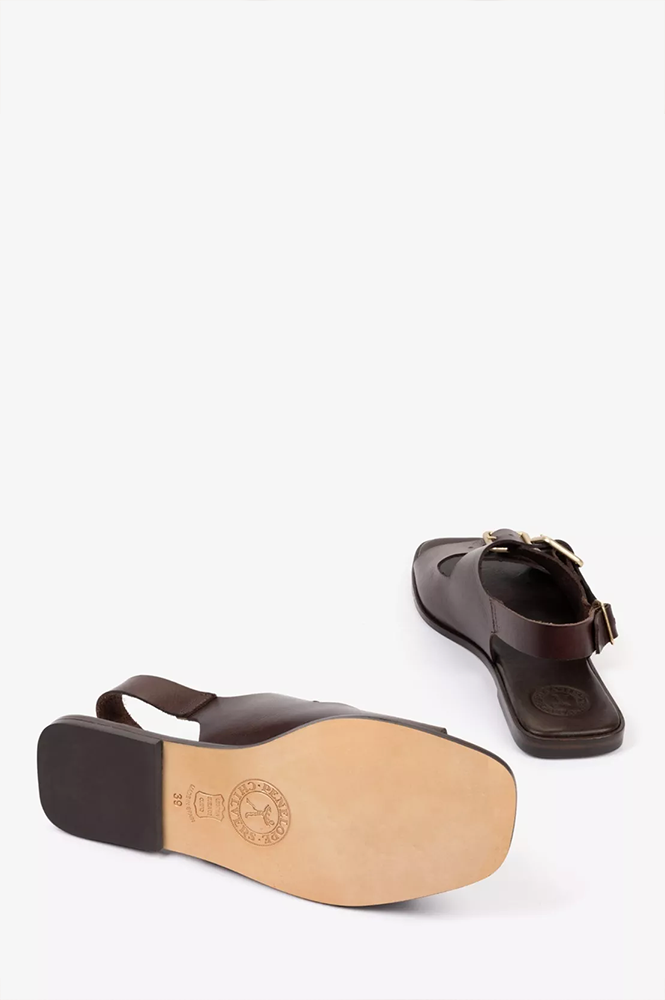 Penelope Chilvers Portobello Bitter Chocolate Sandal - The Mercantile London