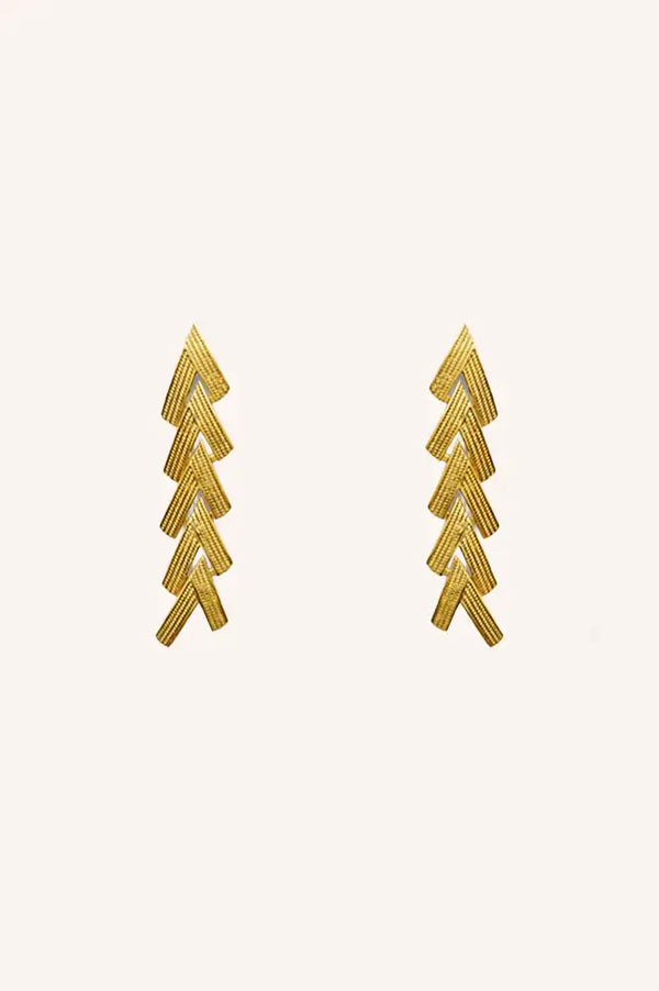By-Bar Farrah Gold Earrings