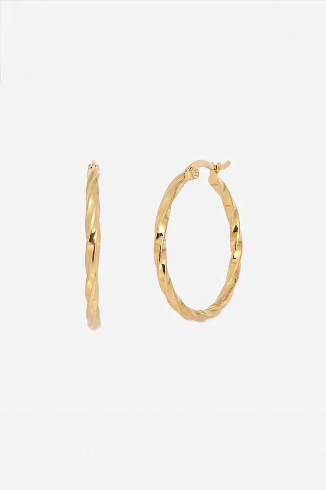 and danu Curlew Hoop Earrings