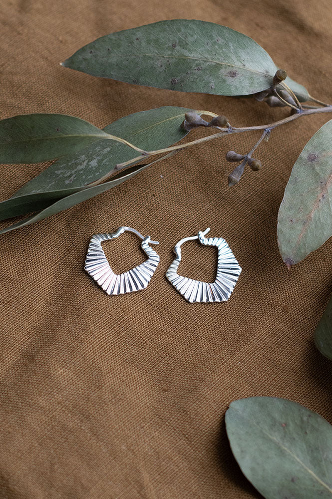 Vincent Celestial Horizon Silver Earrings - The Mercantile London