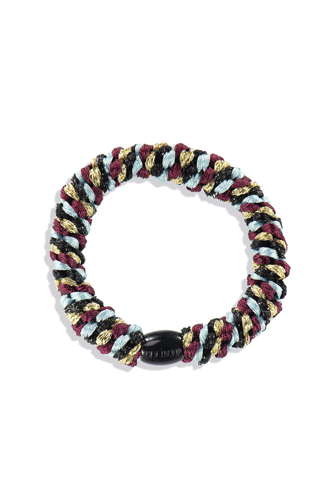 Kknekki Mix Light Blue Bordeaux Hair Tie - The Mercantile London