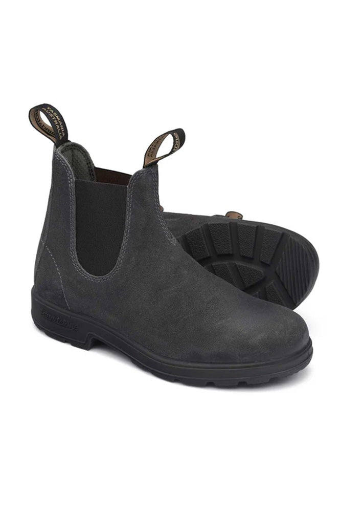Blundstone 1910 Steel Grey Wax Suede Boots