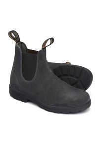Blundstone 1910 Steel Grey Wax Suede Boots