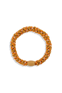 Kknekki Nude Curry Glitter Stripe Hair Tie - The Mercantile London