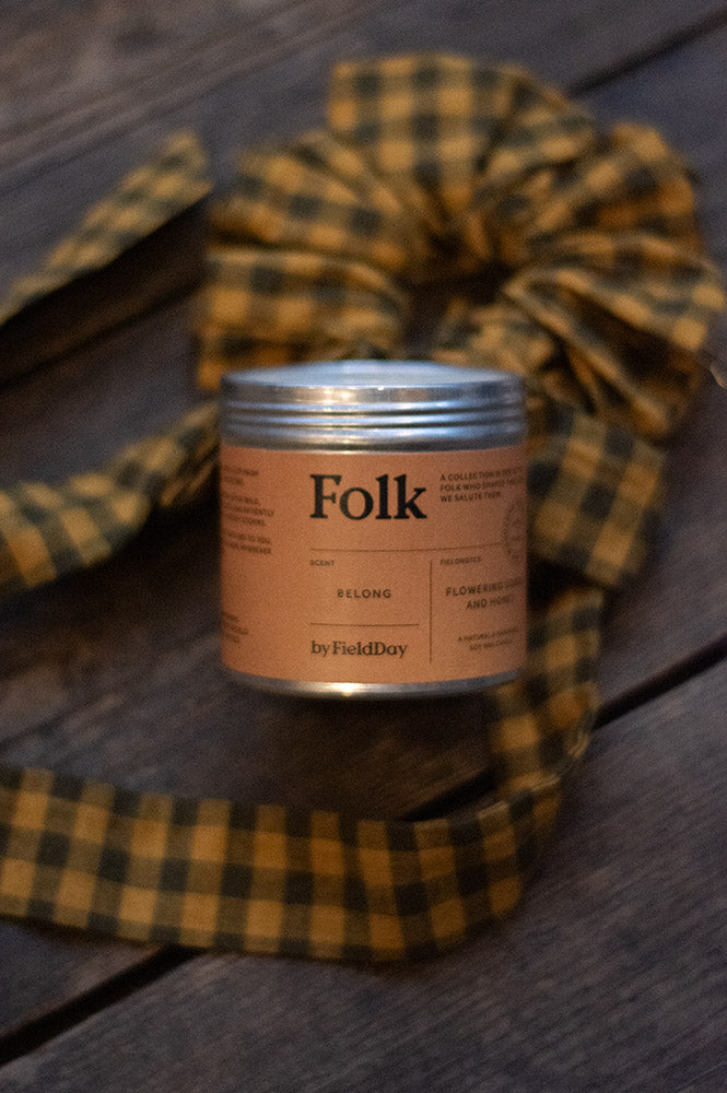 FieldDay Belong Folk Tin Candle - The Mercantile London
