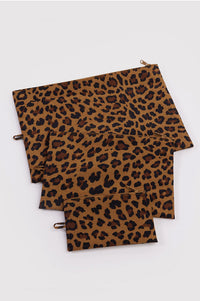 Baggu Leopard Go Pouch Set - The Mercantile London