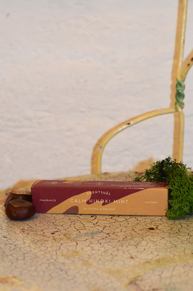Scentsual Calm Hinoki Mint Incense Sticks - The Mercantile London