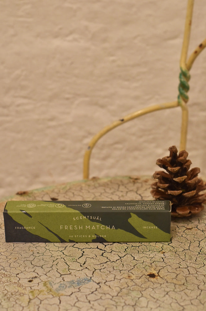Scentsual Fresh Matcha Incense Sticks - The Mercantile London