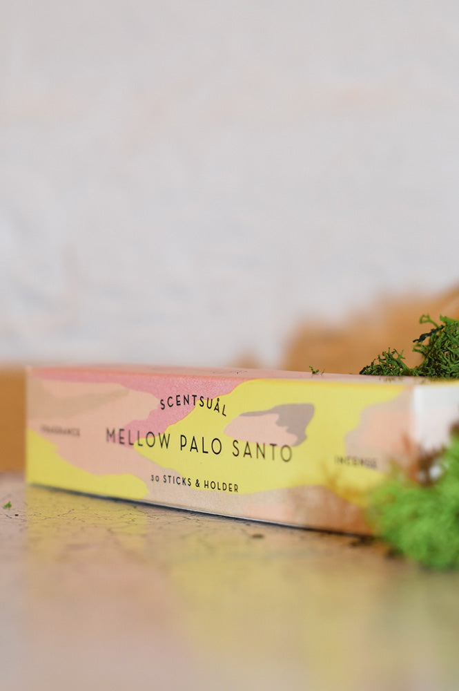 Scentsual Mellow Palo Santo Incense Sticks - The Mercantile London