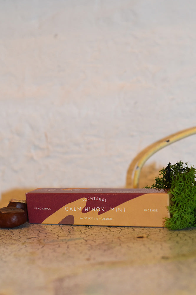 Scentsual Calm Hinoki Mint Incense Sticks - The Mercantile London