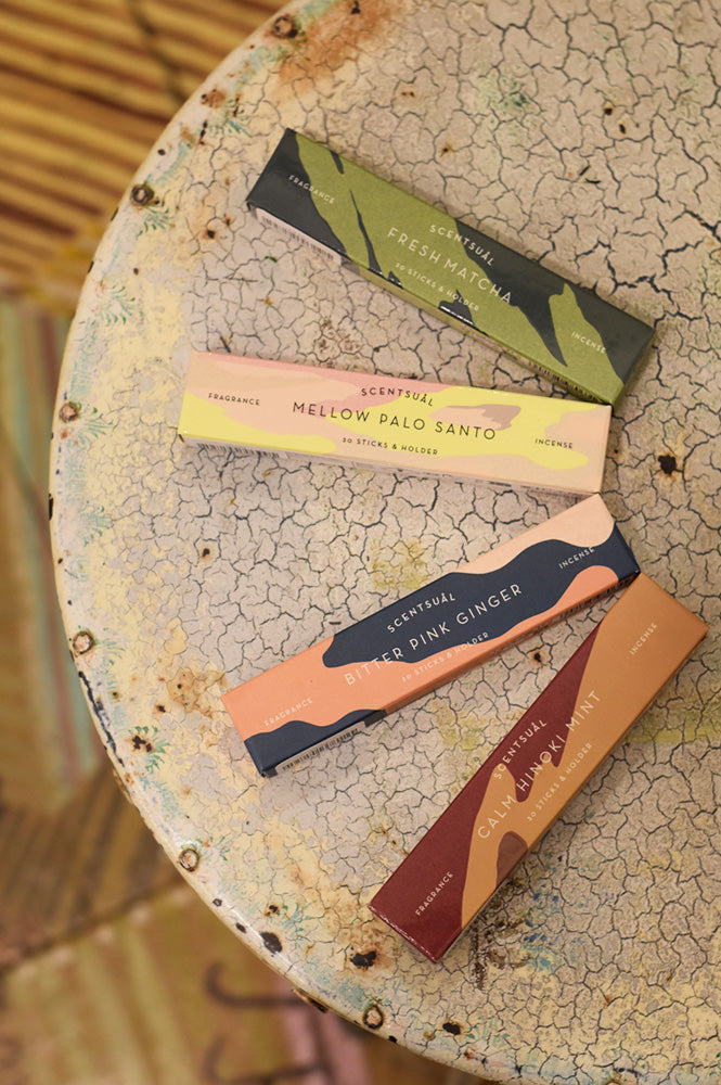 Scentsual Calm Hinoki Mint Incense Sticks - The Mercantile London