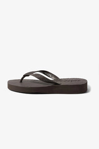 Sleepers Tapered Brown Platform Flip Flops