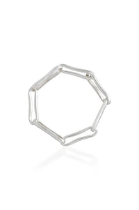 Shyla Silver Chunky Link Bracelet - The Mercantile London