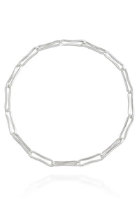 Shyla Silver Chunky Link Necklace - The Mercantile London