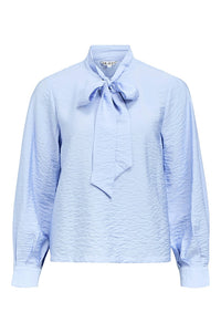 Object Jacira Bow Baby Lavender Blouse - The Mercantile London