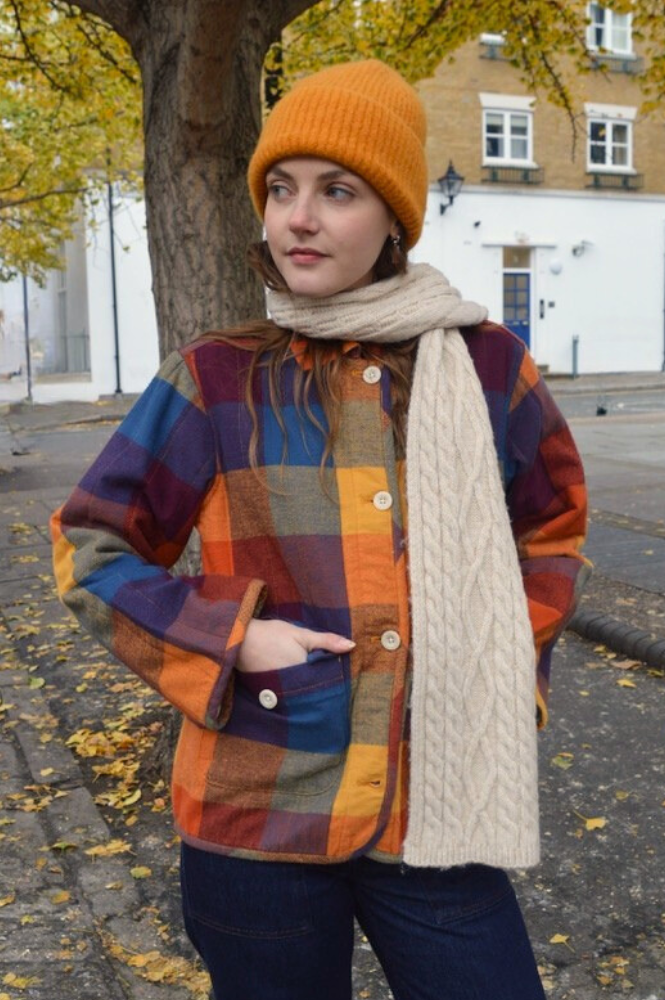 Dedicated Voxtorp Quilted Flannel Check Jacket